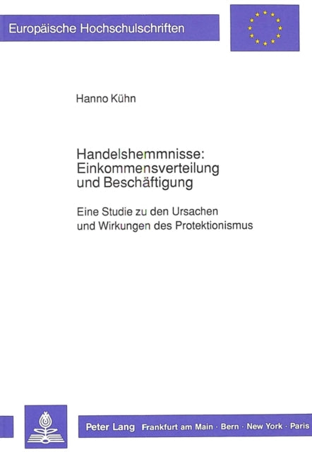 Book cover of: Handelshemmnisse: Einkommensverteilung und Beschaeftigung