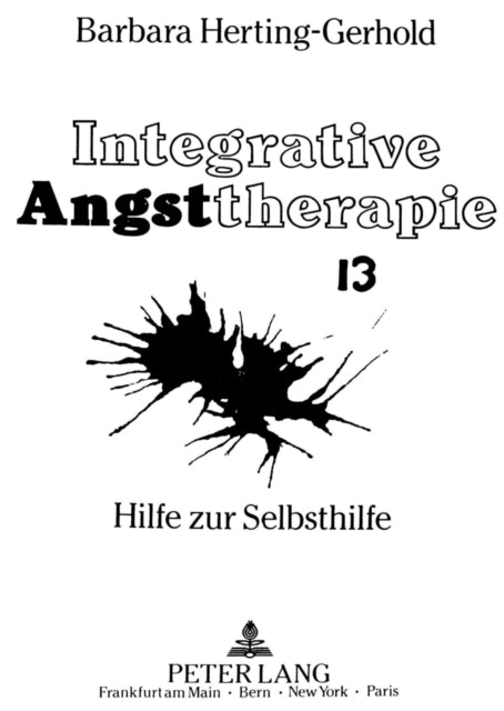 Book cover of: Integrative Angsttherapie, Hilfe zur Selbsthilfe