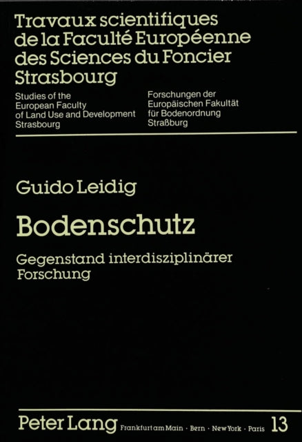 Book cover of: Bodenschutz