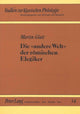 Book cover of: Andere Welt Der Romischen. By: M. Glatt