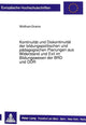 Book cover of: Kontinuitaet und Diskontinuitaet der bildungspolitischen und paedagogischen Planungen aus Widerstand und Exil im Bildungswesen der BRD und DDR