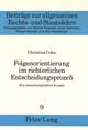 Book cover of: Folgenorientierung im richterlichen Entscheidungsproze