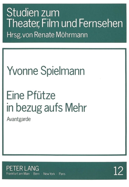 Book cover of: Eine Pfuetze in bezug aufs Mehr