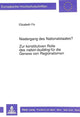 Book cover of: Niedergang des Nationalstaates?-Zur konstitutiven Rolle des «nation-building» fuer die Genese von Regionalismen