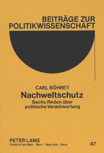 Book cover of: Nachweltschutz