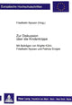 Book cover of: Zur Diskussion ueber die Kinderkrippe. By: Friedhelm Nyssen