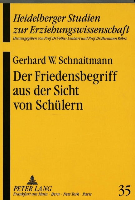Book cover of: Friedensbegriff Aus Der Sicht Von Schuelern