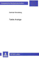 Book cover of: Taktile Analoge. By: Gerlinde Renzelberg
