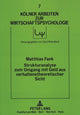 Book cover of: Strukturanalyse zum Umgang mit Geld aus verhaltenstheoretischer Sicht