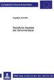 Book cover of: Rechtliche Aspekte der Genomanalyse