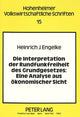 Book cover of: Die Interpretation der Rundfunkfreiheit des Grundgesetzes