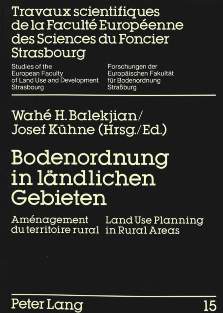 Book cover of: Bodenordnung in laendlichen Gebieten