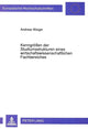 Book cover of: Kenngroeen der Studiumsstrukturen eines wirtschaftswissenschaftlichen Fachbereiches