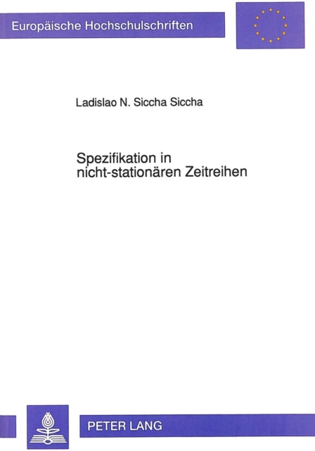 Book cover of: Spezifikation in nicht-stationaeren Zeitreihen