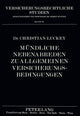 Book cover of: Muendliche Nebenabreden zu Allgemeinen Versicherungsbedingungen