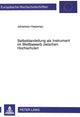 Book cover of: Selbstdarstellung als Instrument im Wettbewerb zwischen Hochschulen