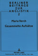 Book cover of: Maria Verch: Gesammelte Aufsaetze