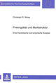 Book cover of: Preisrigiditaet und Marktstruktur