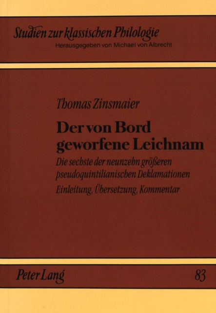 Book cover of: Der von Bord geworfene Leichnam