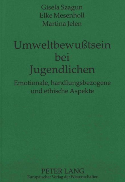 Book cover of: Umweltbewutsein bei Jugendlichen