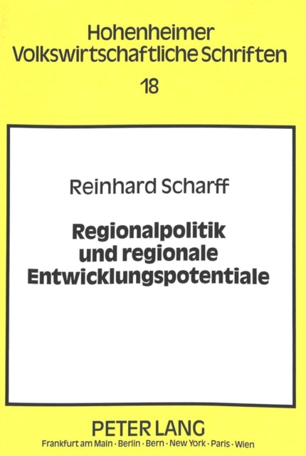 Book cover of: Regionalpolitik und regionale Entwicklungspotentiale