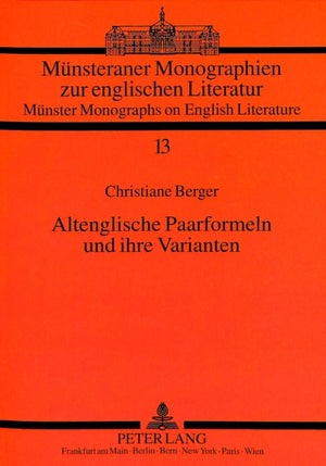 Altenglische Paarformeln und ihre Varianten