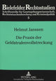Book cover of: Die Praxis der Geldstrafenvollstreckung