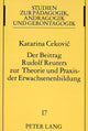 Book cover of: Der Beitrag Rudolf Reuters zur Theorie und Praxis der Erwachsenenbildung
