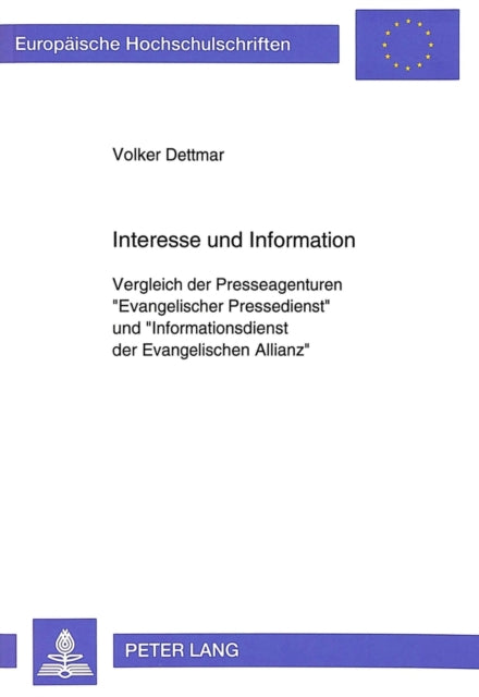 Book cover of: Interesse und Information