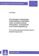 Book cover of: Koordination individueller wirtschaftlicher Aktivitaeten unter unvollkommener Information, Unsicherheit und Erwartungsbildung