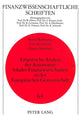 Book cover of: Empirische Analyse der Autonomie lokaler Finanzwirtschaften in der Europaeischen Gemeinschaft