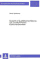 Book cover of: Subjektive Qualitaetseinschaetzung auf unvollkommenen Konkurrenzmaerkten