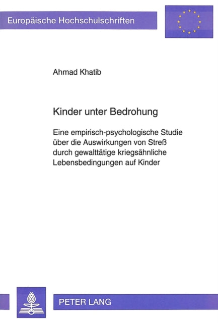 Book cover of: Kinder unter Bedrohung