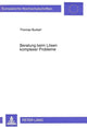 Book cover of: Beratung beim Loesen komplexer Probleme
