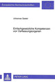 Book cover of: Einfachgesetzliche Kompetenzen von Verfassungsorganen