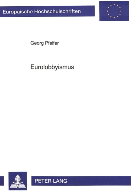Book cover of: Eurolobbyismus