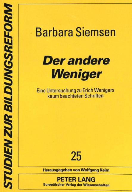 Book cover of: Der andere Weniger