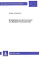 Book cover of: Erfolgsfaktoren der Innovation am Beispiel Pflanzenoelmotor