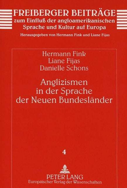 Book cover of: Anglizismen in der Sprache der Neuen Bundeslaender