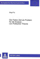 Book cover of: Der Faktor Zeit als Problem fuer die Analyse von Politischer Theorie