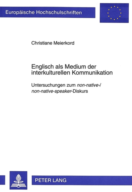 Book cover of: Englisch als Medium der interkulturellen Kommunikation