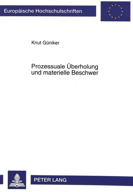 Book cover of: Prozessuale Ueberholung und materielle Beschwer