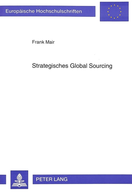 Book cover of: Strategisches «Global Sourcing»