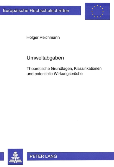 Book cover of: Umweltabgaben. By: Holger Reichmann