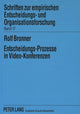 Book cover of: Entscheidungs-Prozesse in Video-Konferenzen
