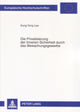 Book cover of: Privatisierung Der Inneren Sicherheit Durch Das Bewachungsgewerbe. By: Sung Yong Lee