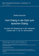 Book cover of: Vom Dialog in der Epik zum epischen Dialog. By: Walter Koschmal