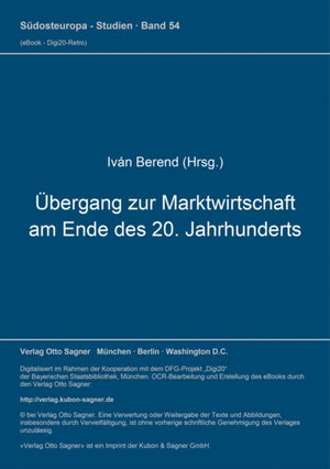 Uebergang zur Marktwirtschaft am Ende des 20. Jahrhunderts