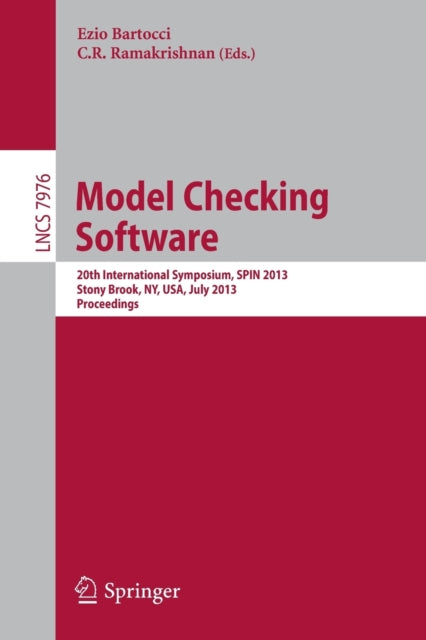 Book cover of: Model Checking Software. By: Ezio Bartocci