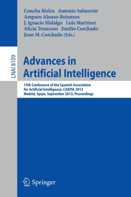 Book cover of: Advances in Artificial Intelligence. By: Concha Bielza